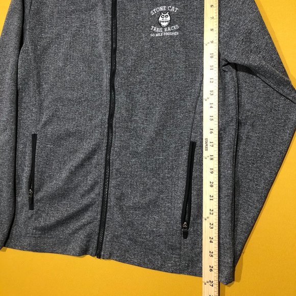 Devon & Jones Men's Size M Gray Full Zip Front Jacket - Picture 2 of 5